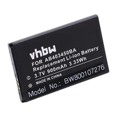 Abbildung von vhbw Akku Ersatz für Samsung AB463446BU, AB403450DU, BEX279HSA Handy Smartphone Telefon (900mAh, 3,7V, Li Ion)