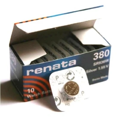 Abbildung von Renata Uhrenbatterie SP 380 ///;(394 ) SR936SW (SR45,AG9,LR936,LR45,194);1 Pack