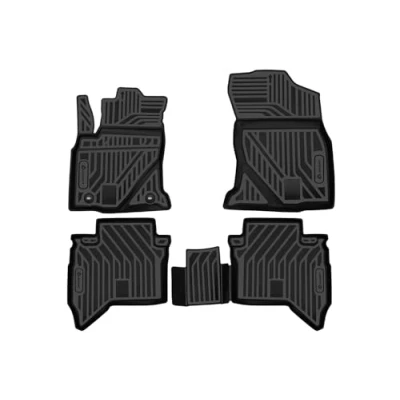 Abbildung von Element Passgenaue Premium 3D Gummimatten Fussmatten passend für Toyota Hilux, Mk8 VIII, 2015 2024, 4 TLG.