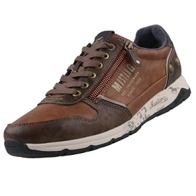 Abbildung von Mustang Sneaker low, Herren, Größe: 42, Kastanie Schuhe