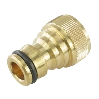 Abbildung von Fittingstore GARDENA Kupplungsstecker mit Innengewinde oder Außengewinde Hahnstück (G 1/2&quot; (Innengewinde), Werkstoff: Messing)