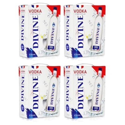 Abbildung von Bag in Box Vodka Pure Divine 3 L. Spirituosen Wodka (4x 3L)