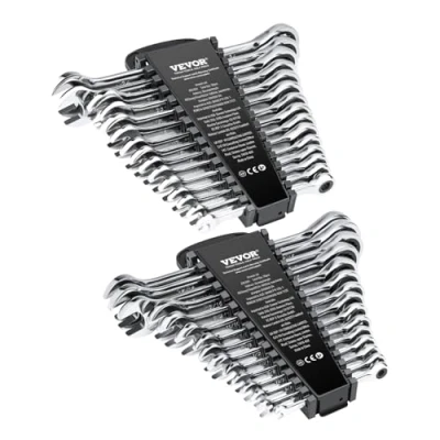 Abbildung von VEVOR Schlüsselsatz Ratschenschlüsselsatz 30 teilig Metrisch SAE 8 24mm Garage