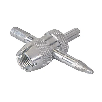 Abbildung von Silverline 380153 Reifenventil Reparaturwerkzeug Vierweg