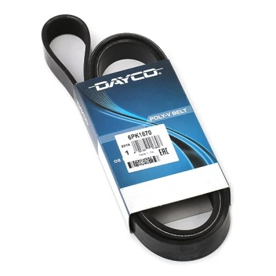 Abbildung von DAYCO 6PK1670 Keilrippenriemen 1670,0 6 FORD: Transit Mk6 Kastenwagen, Bus, Pritsche/Fahrgestell, HYUNDAI: ix35