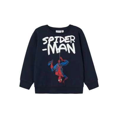 Abbildung von Name it Spiderman Sweatshirt für Kinder, Größe: 92, Dark sapphire