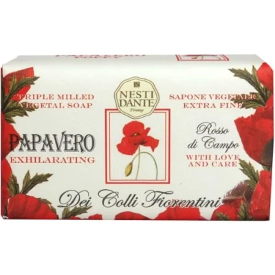 Abbildung von Nesti Dante Colli Fiorentini Poppy/Mohn (Handseife aus natürlichen Inhaltsstoffen, langanhaltender Duft, Seife) 664201