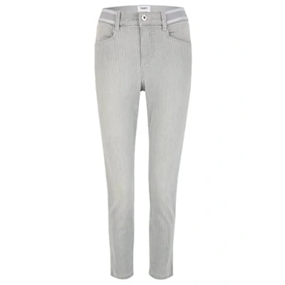 Abbildung von Angels Ornella Sporty MIT Streifen Design Jeans Slim Fit, Damen, Größe: 38, Hellgrau