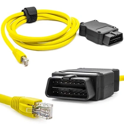 Abbildung von Adapter Universe ENET Ethernet Interface OBD Kabel Codierung RJ45 Programmierung Diagnose Gerät