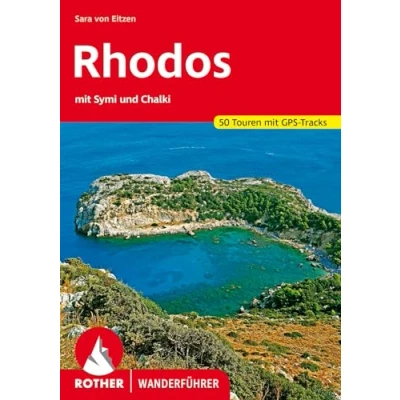 Abbildung von Rhodos mit Symi und Chalki: 50 Touren GPS Tracks (Rother Wanderführer)