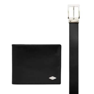 Abbildung von Fossil SET Geldbörse, Herren, Größe: One Size, Black