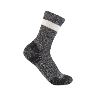 Abbildung von Carhartt Damen Mittelschwere Crew Socken, Schwarz, L
