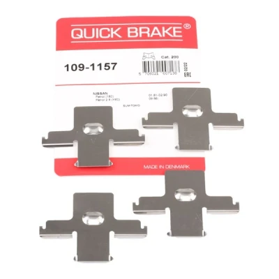 Abbildung von QUICK BRAKE 109 1157 Zubehörsatz, Scheibenbremsbelag NISSAN: Patrol Hardtop, GR 4 SUV