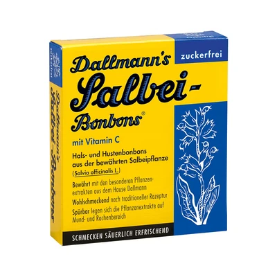 Abbildung von Dallmann&#039;s Salbeibonbons zuckerfrei 20 St