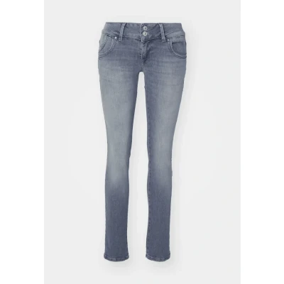 Abbildung von LTB Jeans Damen Molly 200 Slim Low Rise Basic 5 Pocket Light Wash Grau aus Baumwollgemisch Größe W31L32