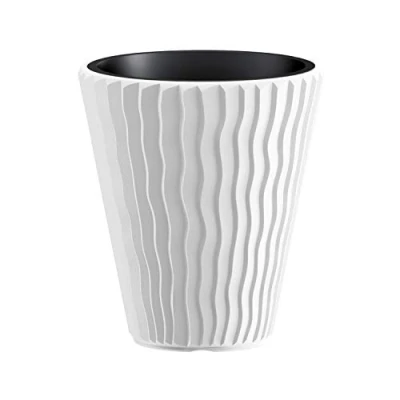 Abbildung von ZANVIC Blumentopf Mod. Sandy 400 Maße: 39 x 43,6 cm, Weiß, cm