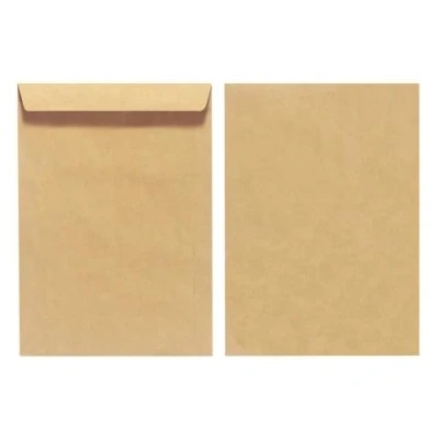 Abbildung von Herlitz Versandtasche B4 100 g Nassklebend, Recyclingpapier, blauer Engel, 10 er Packung, eingeschweißt, braun