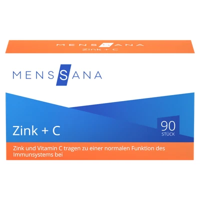 Abbildung von Zink+c Menssana Lutschtabletten 90 St