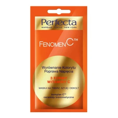 Abbildung von Perfecta Fenomen C Maske für Gesicht, Hals und Dekolleté mit Vitamin