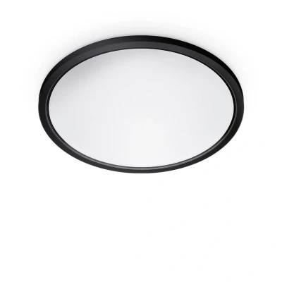Abbildung von WiZ Plafondlamp SuperSlim Zwart Gekleurd en Wit licht