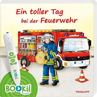 Abbildung von BOOKii® Ein toller Tag bei der Feuerwehr: Antippen, Spielen, Lernen (BOOKii / Lernen)