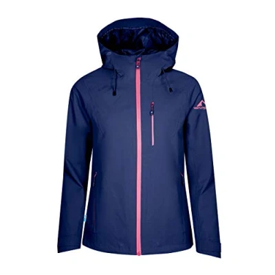 Abbildung von Westfjord Keilir Regenjacke / wasserabweisende Jacke, Damen, Größe: Large, Navy pink