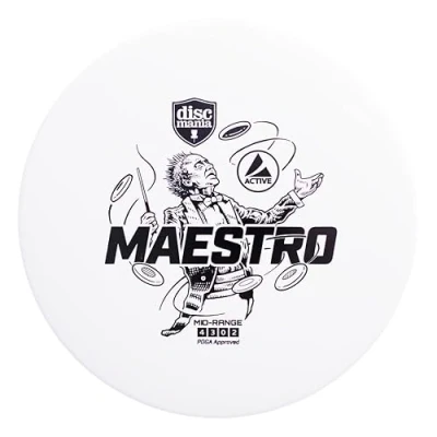 Abbildung von Discmania Disc Golf Active line Maestro Mid Range Golfscheibe, weiß, M