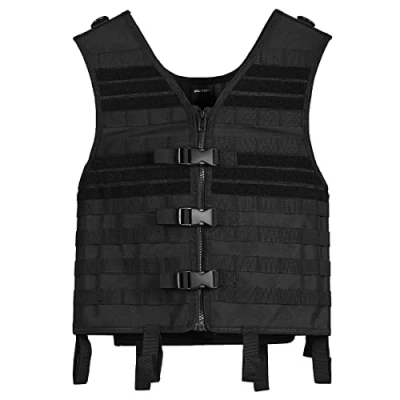 Abbildung von Mil Tec Molle Carrier Weste Black Einheitsgröße
