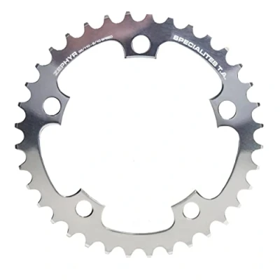 Abbildung von Spécialités TA Zephyr Compact 110 Stück 5 Arm 9/10/11 Gang Innen Kettenblatt, Silber, 38t