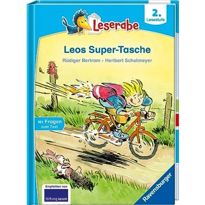 Abbildung von Leos Super Tasche lesen lernen mit dem Leserabe Erstlesebuch Kinderbuch ab 7 Jahre 2. Klasse (Leserabe Klasse) Lesestufe)
