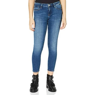 Abbildung von Mavi Adriana Jeans Skinny Fit, Damen, Größe: 34x36, Deep shadded