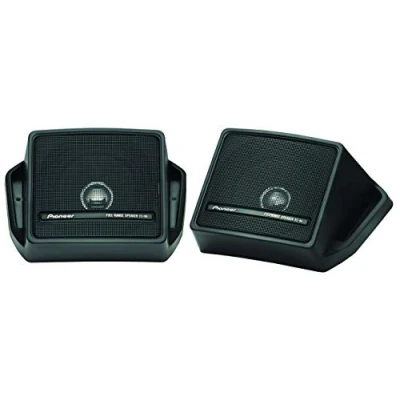 Abbildung von Pioneer Electronics TS 44 Breitband Aufbaulautsprecher (40 W), Koaxiallautsprecher, Nominale Ausgangsleistung 10 W, 88 dB, 173 x 109 97 mm, 2 Lautsprecher, schwarz