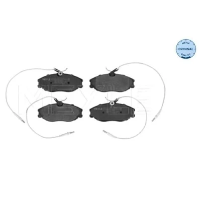 Abbildung von MEYLE 025 216 7419/W Bremsbelagsatz ORIGINAL Quality Vorderachse inkl. Verschleißwarnkontakt mit Anti Quietsch Blech PEUGEOT: 607 Limousine