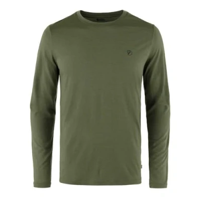 Abbildung von Fjallraven 87194 625 Abisko Wool LS M Sweatshirt Herren Laurel Green Größe L