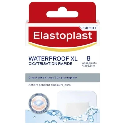 Abbildung von Elastoplast Wasserfester Verband, XL, schnelle Wundheilung, 8 Pflaster