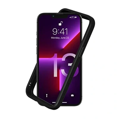 Abbildung von RhinoShield Bumper Case kompatibel mit [iPhone 13/13 Pro] CrashGuard NX Stoßdämpfende Schutzhülle im schlanken Design 3.5 Meter Fallschutz Schwarz