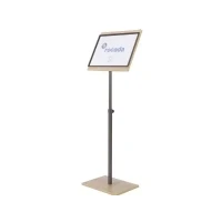 Abbildung von Rocada NAT0705 R070670 Infodisplay Holz, Eiche, Anthrazit A3 Anzahl der Fächer 1 Stück (B x H T) 400 1400 300 mm