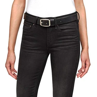 Abbildung von G Star BRYN Gürtel, Größe: 75, Black/antic silver