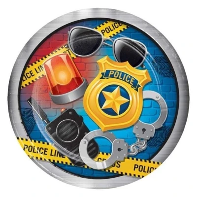 Abbildung von Polizeipartei Borden 23cm 8 Stücke