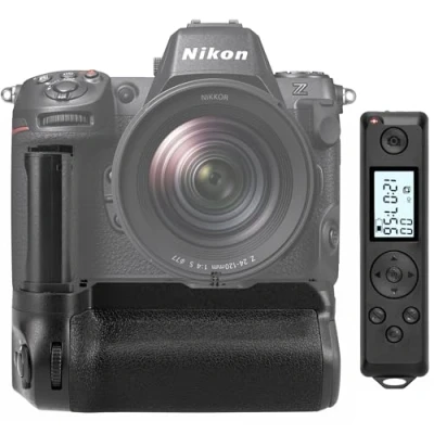Abbildung von ayex Batteriegriff Kompatibel mit Nikon Z8 inkl. Timer Fernauslöser ersetzt MB N12 Kamera Hochformatgriff Handgriff