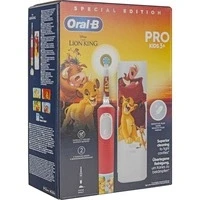 Abbildung von Oral B Elektrische Kinderzahnbürste Pro Kids König der Löwen, Aufsteckbürsten: 1 St., inklusive Sensitiv+ Modus für Zahnpflege, extra weiche Borsten
