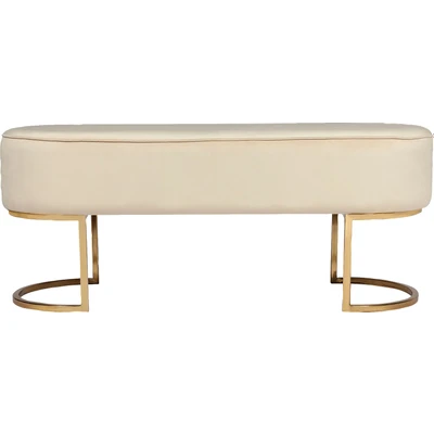Abbildung von Kayoom Sitzbank &quot;Sitzbank Athea 225&quot;, (1 St.), bequem, elegant, weicher Stoffbezug