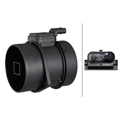 Abbildung von HELLA 8ET 358 095 331 Luftmassenmesser ohne Dichtung MERCEDES BENZ: E Klasse T modell, C Sprinter 3 Kastenwagen