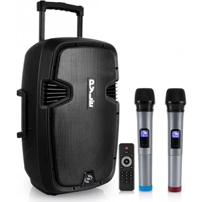 Abbildung von Pyle Partybox Boombox Bluetooth Lautsprecher, Radio, Groß
