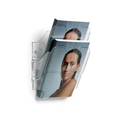 Abbildung von Durable Prospektspenderset FlexiPlus 2 A5, 1 Set, transparent, 1709013400