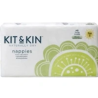 Abbildung von Kit and Kin Biologisch abbaubare Windeln 2, 5 8 kg, 40 Stück.