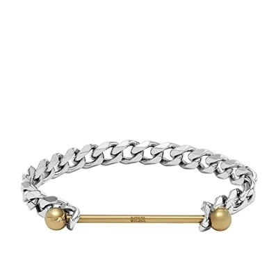 Abbildung von Diesel Armband silvercoloured, Herren, Größe: One Size, Silver coloured