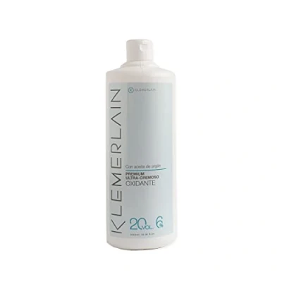 Abbildung von K KLEMERLAIN Haarcreme mit Sauerstoff. Ultra cremiges Haaroxidans. Dauerhafte Haarfärbung. vegan. Haarfärbemittel 1000 ml (20 Vol., 6%)