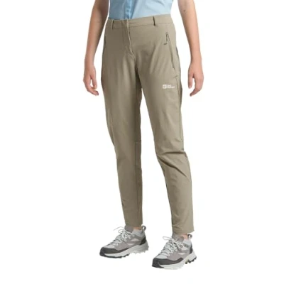 Abbildung von Jack Wolfskin Hikeout Pants Outdoorhose, Damen, Größe: 36, Stone