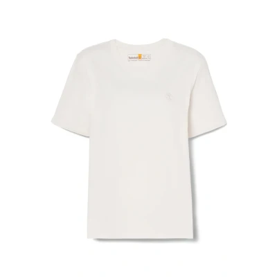 Abbildung von Timberland CORE Embroidered TREE Tshirt basic, Damen, Größe: XXL, Vintage white